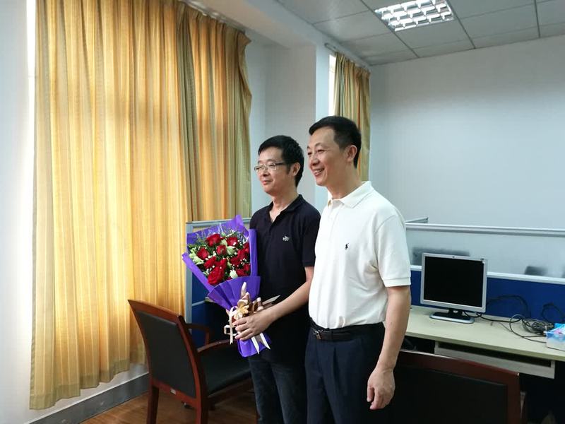 教师节校领导慰问-计算机学院